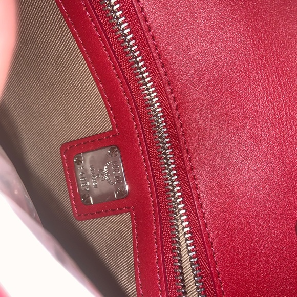 SOLD on mer MCM canvas wallet on a chain - Picture 4 of 8